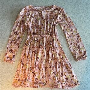 BCBGirls floral long Sleeve Sundress